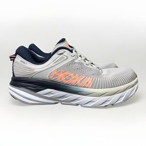 Hoka One One Bondi 7 Womens Size 9 Wide Lunar Rock Running Shoes EUC Excellent